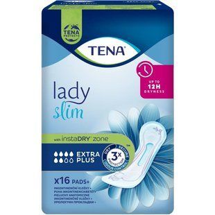 Прокладки урологічні TENA Lady Slim Extra Plus 16 шт 046671 фото