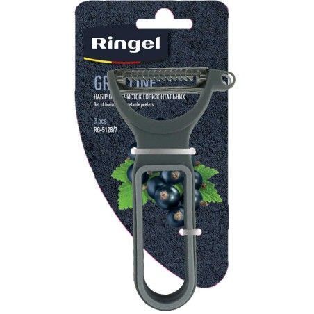 Набір овочечисток Ringel Grey line 3 шт 13.2см (RG-5128/7) 050615    фото