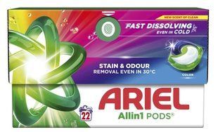 Капсули для машинного прання Ariel Color 22 шт 054769    фото