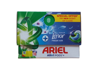 Капсули для машинного прання Ariel Fresh Air 10 шт 054770    фото
