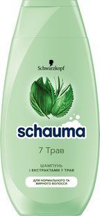 Шампунь Schauma 7 трав для нормального та жирного волосся 250 мл 032878 фото