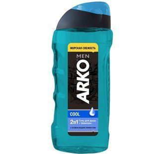 Гель для душа + шампунь Arko Men 2 in 1 Cool 260 мл 043454 фото