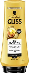 Бальзам для пошкодженого та сухого волосся Gliss Kur Oil Nutritive 200 мл 013242 фото