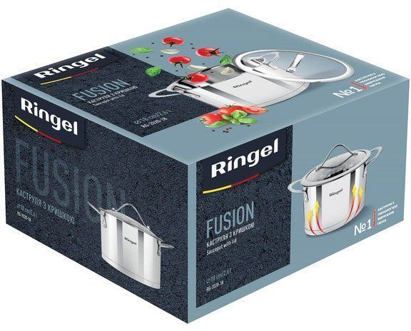 Каструля RINGEL FUSION 18 см 2.6л (RG 2020-18) 046567 фото