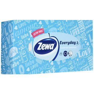 Серветки паперові Zewa Everyday двошарові 100шт 045588    фото