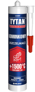 Герметик TYTAN Professional для камінів до +1500&deg;C 280 мл чорний 045548    фото