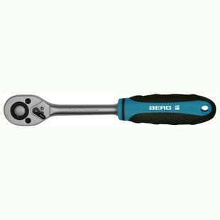 Тріскачка реверсивна 45Т, Cr-V, 1/4" Berg / 52-006 039445 фото