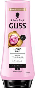 Бальзам для ослабленого та пошкодженого волосся Gliss Liquid Silk Gloss 200 мл  052680 фото