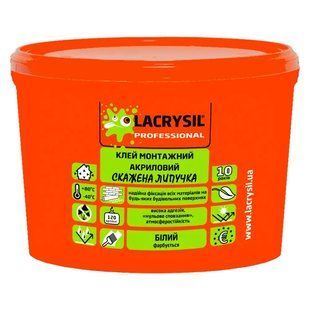 Клей монтажний акриловий Скажена Липучка 12кг LACRYSIL  049830    фото