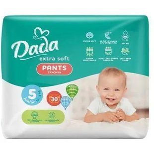 Підгузки-трусики Dada Extra Soft 5 Junior (12-17кг), 30 шт 046988 фото