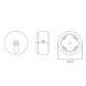 Диспенсер для паперових рушників Pohodli QT172WH42906 White Qtap 050160    фото 2
