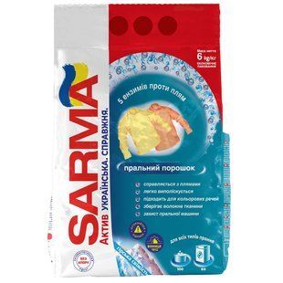 Пральний порошок Sarma Актив Гірська свіжість,  6 кг 049135    фото