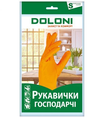 РУКАВИЧКИ ГОСПОДАРЧІ ДОЛОНІ УНІВЕРСАЛЬНІ S 4544  023080    фото