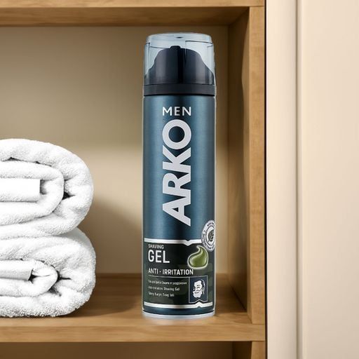 Гель для гоління ARKO Men для чутливої шкіри Anti-Irritation Shaving Gel чоловічий, 200 мл 011707    фото