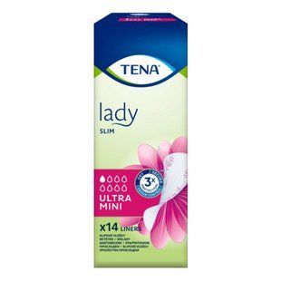 Прокладки урологічні для жінок Tena Lady Slim Ultra Mini 14 шт 040034 фото