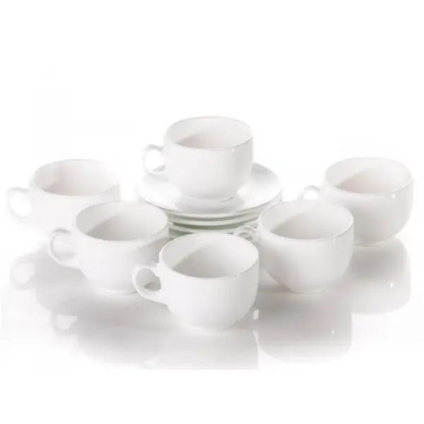 Набір чашок LUMINARC ESSENCE WHITE 6х220 мл (X1896) 054837    фото