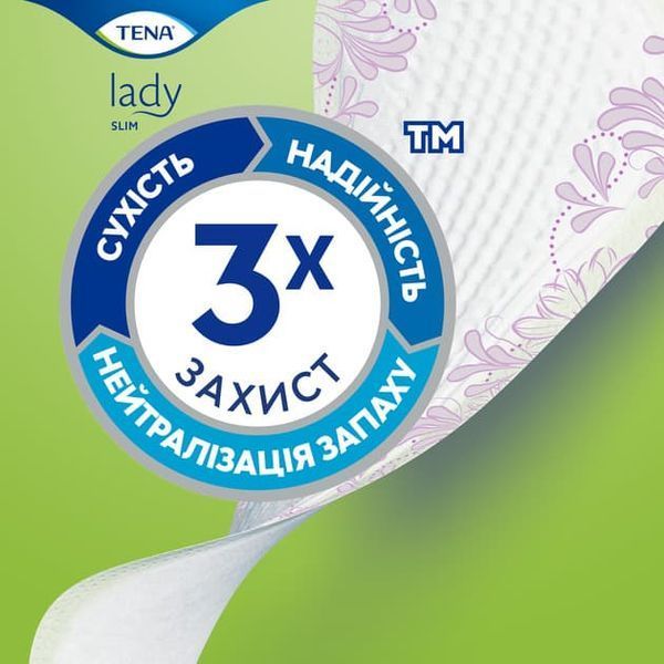 Прокладки урологічні для жінок Tena Lady Slim Ultra Mini 28 шт 041390    фото