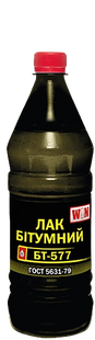 Лак бітумний БТ-577 1,0л (0,9кг) WIN 053321    фото