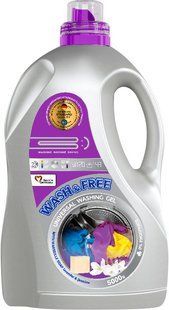 Гель для прання WASH & FREE Жасмін та лаванда з марсельським милом  5 л 048488    фото