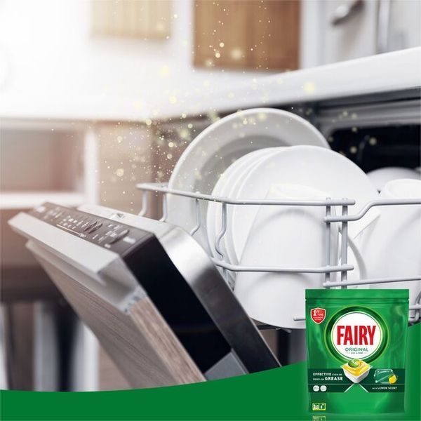 Капсули для посудомийних машин Fairy Original All In One Лимон 29 шт 051688    фото