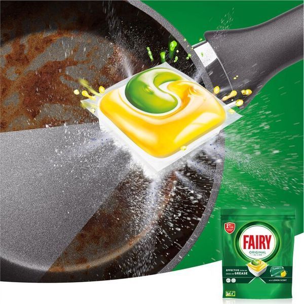 Капсули для посудомийних машин Fairy Original All In One Лимон 29 шт 051688    фото