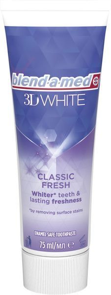 Зубна паста Blend-a-med 3D White Класична свіжість 75 мл 047932    фото