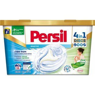 Диски для прання Persil Discs Сенситив і дитячий 11 шт. 039455    фото