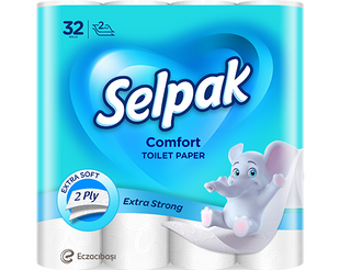 Папір туалетний SELPAK 2 шари 32 шт 047190    фото