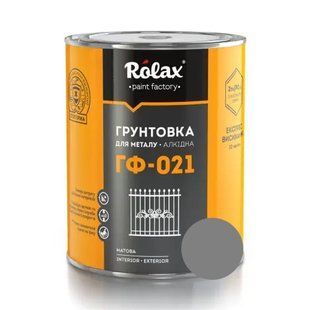 Ґрунтовка для металу алкідна "ГФ-021" 0.9кг сіра 003127    фото