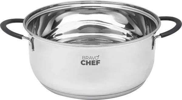Каструля BRAVO CHEF Safran 18 см (2,0л) з кришкою (BC-2014-18) 053022    фото