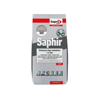 Затирка для швів Sopro Saphir сріблясто-сіра 17 4 кг 050292 фото
