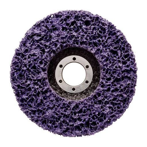Круг шліфувальний з нетканого матеріалу NovoAbrasive 125х22,23 мм, фіолетовий 044096    фото