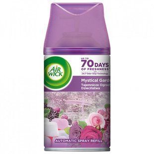 Змінний балон до автоматичного аерозольного освіжувача повітря Air Wick Freshmatic Казковий сад, 250 мл 051677    фото