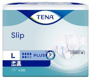 Підгузки для дорослих Tena Slip Plus Large 30 шт 034830 фото