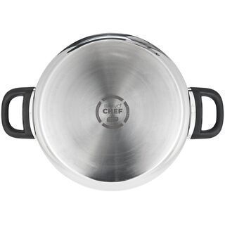 Кастрюля BRAVO CHEF  L"Appetit 22 см (3.8 л) з бакелітовими ручками (BC-2003-22) 048507    фото