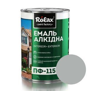 Емаль алкідна ПФ-115 2.8 кг срібляста Ролакс 003188    фото