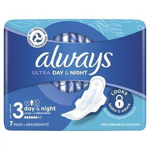 Гігієнічні прокладки Always Ultra Day & Night (розмір 3) 7 шт 014600 фото