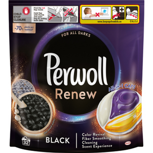 Perwoll Renew капсули для темних та чорних речей 32 шт 048743    фото