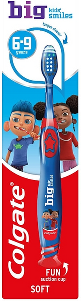 Дитяча зубна щітка Colgate Big Kids Smiles, 6-9 років 051066    фото