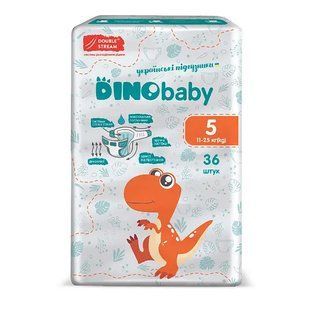 Підгузки дитячі 5 DinoBaby (11-25 кг) 36 шт 050808    фото