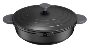 Сотейник IQ Be Creative алюмінієвий 28 см (4.0 л) з кришкою (IQ-2147-28) 054715 фото