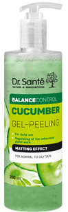 Гель-пілінг для жирної та нормальної шкіри Cucumber Balance Control 200 мл 029071    фото
