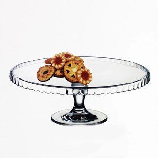 Блюдо тортівниця на ніжці бортик вниз 32 см. Patisserie Pasabahce - 95117 055069    фото
