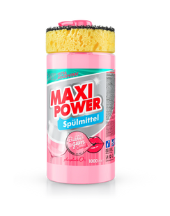 Засіб для миття посуду Maxi Power Бабл Гам 1000 мл 040566    фото