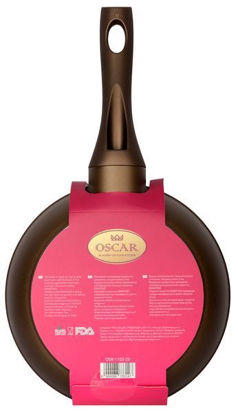 Сковорідка OSCAR Grand 26 см (OSR-1103-26) без кришки 046083    фото