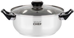 Каструля BRAVO CHEF 20 см (2.3 л) (BC-2002-20) з бакелітовими ручками 046564    фото
