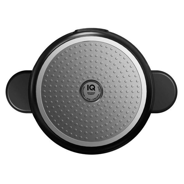 Сотейник IQ Be Simple алюмінієвий 28 см (4.0 л) з кришкою (IQ-2149-28) 054716    фото