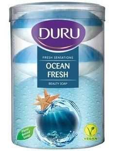 Тверде мило DURU Fresh Sensations Океанський бриз 100 г х 4 шт. 054403    фото