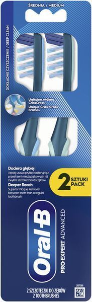 Набір зубних щіток Oral-B Pro-Expert All-In-One 2 шт, середньої жорсткості 053460       фото