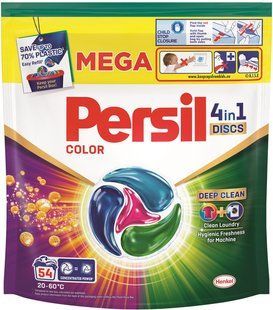Диски для прання Persil 4in1 Discs Color Deep Clean 54 шт 053435    фото